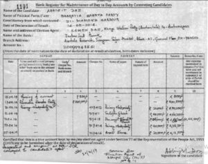 election funds bjp abhijit das bengal