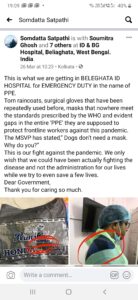 PPE covid-19 coronavirus bengal hospital medical