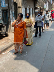 social distancing coronavirus covid-19 kolkata