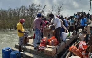 cyclone amphan victims relief work donate West bengal