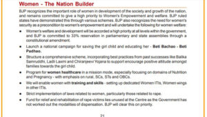 bjp electoral promises west bengal jumla election caa citizenship matuas jobs women reservation