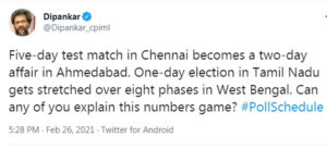 poll dates why 8 phase election in bengal election ask left tmc