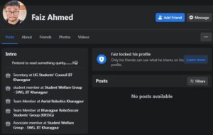 faizan ahmed-iit kharagpur iitian assam bengal