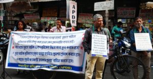 kolkata city with a conscious APDR protest silkyara tunnel