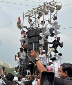 waqf act 2025 protest patna religious endowment massive crowd at Gandhi Maidan