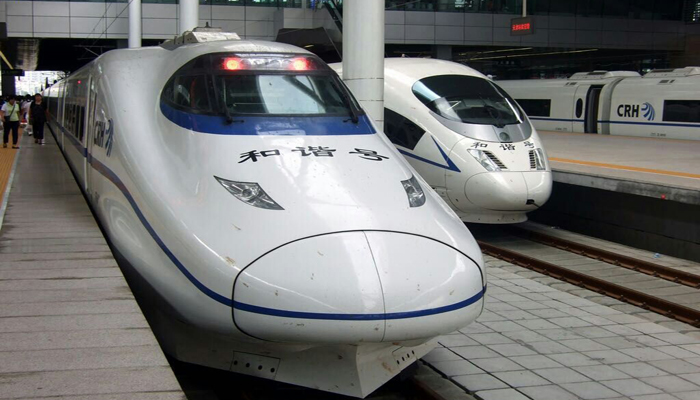 Bullet Train high-speed trains in China CRH