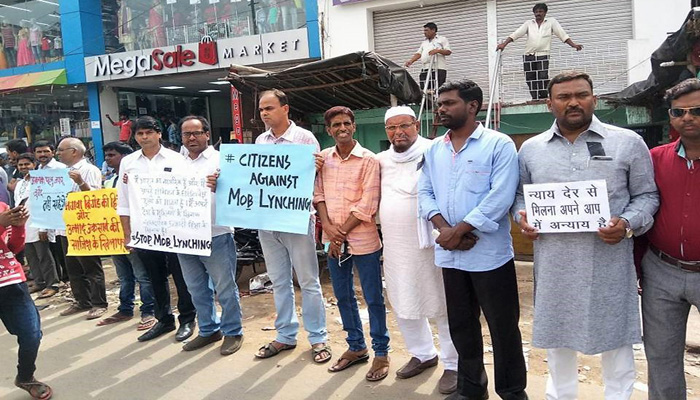 Protests mob lynchings in Jharkhand Giridih lynching