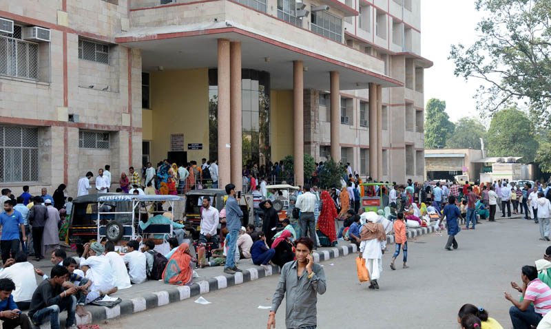 Healthcare National Health Protection Scheme NHPS Budget Arun Jaitely SMS Hospital