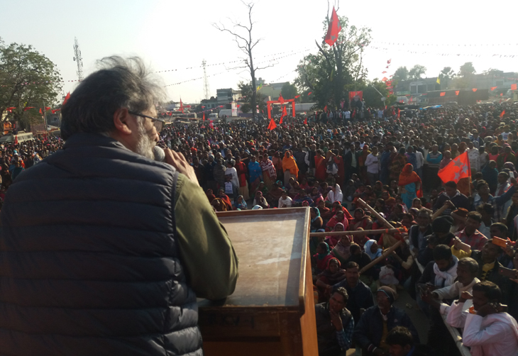 Dipankar Bhattacharya CPIML Bagoadar Mahendra Singh Leader