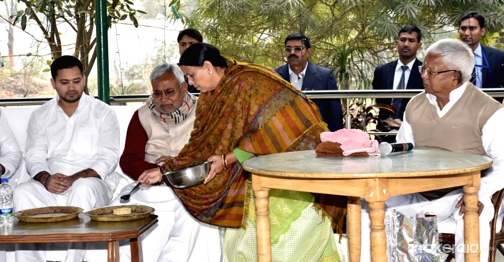 nitish kumar Lalu prasad makar sankranti