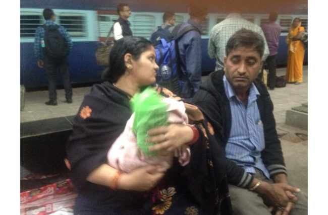 woman railways Gaya platform doctor samaritans