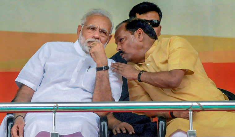 roadshow-narendra modi jharkhand raghubar das