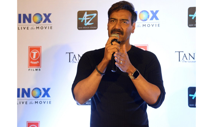 Ajay Devgn Bollywood actor Tanhaji The Unsung Warrior Kolkata