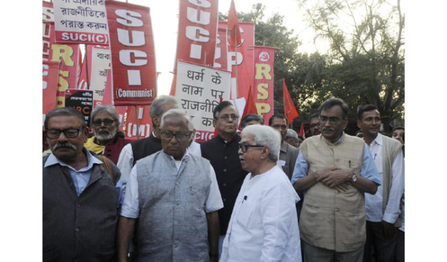 babri masjid demolition anniversary left front parties CPI (M) CPI mosque