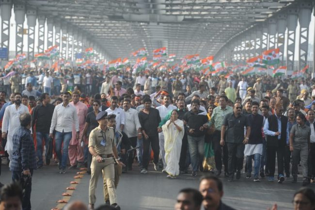 West Bengal Mamata against NRC CAB CAA KOLKATA banerjee