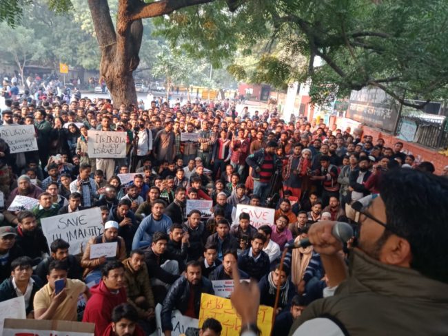 civil society disobedience cab nrc npr Yogendra Yadav Umar Khalid Citizenship Parliament Winter Session