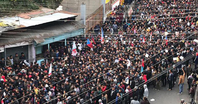 meghalaya violence over CAA khasi non-tribal ilp