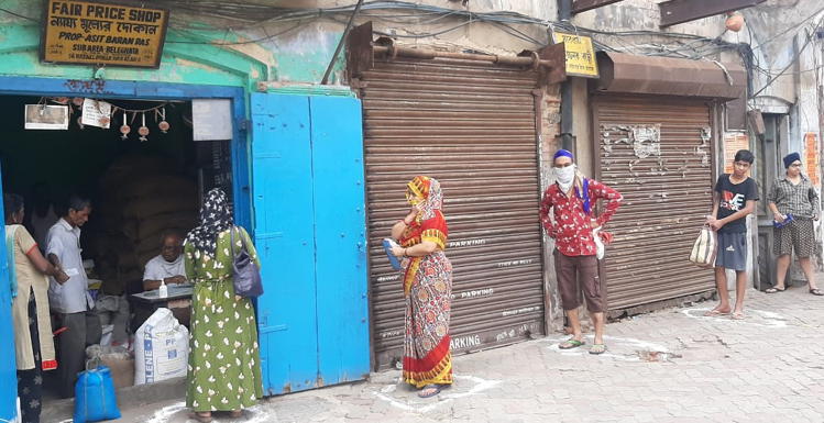social distancing coronavirus covid-19 kolkata