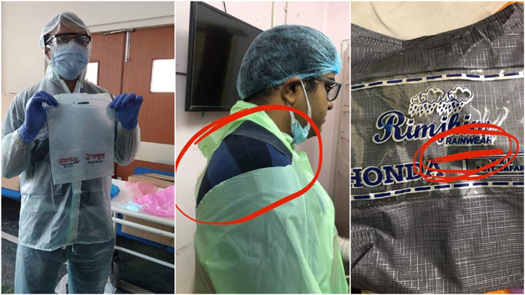 PPEs for Bengal doctors PPE covid-19 coronavirus hospital medical