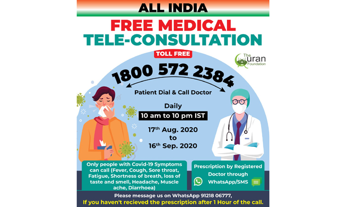 tele-medicine consultation doctors covid patients the quran foundation