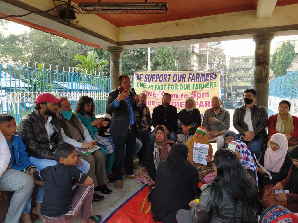 kisan diwas skip a meal fast farmers kisan farm laws bills