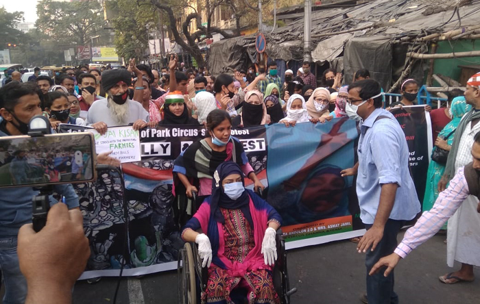 west bengal activists farmers delhi boarders tractor rally