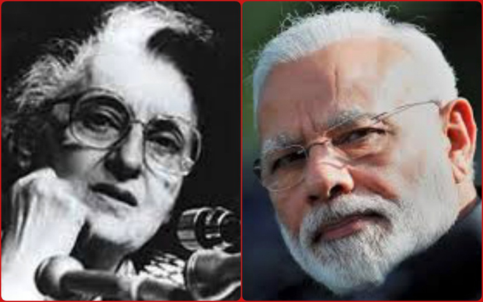 indira 'emergency' modi democracy gandhi narendra emergency jayaprakash narayan