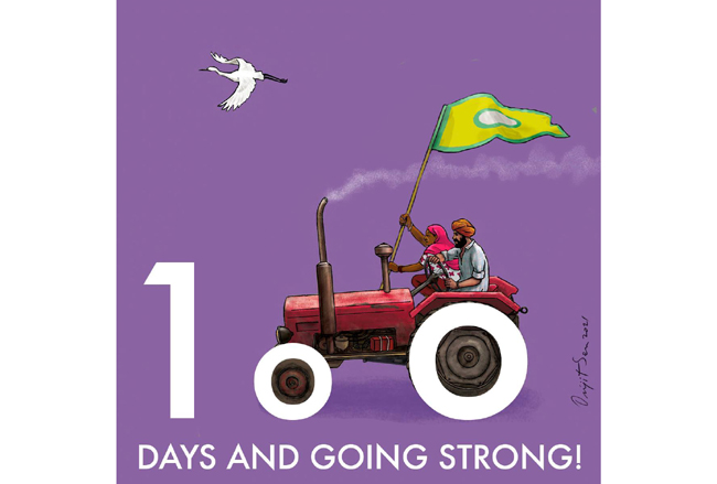 वोट की चोट बीजेपी किसान आंदोलन किसानों बंगाल