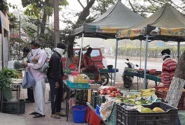 किसान किसानों बाज़ार लॉकडाउन और सब्जियांकोरोना कोल्हापुर महाराष्ट्र