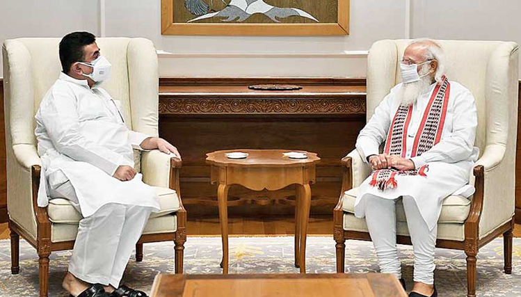 bengal bjp suvendu adhikari center dilip ghosh