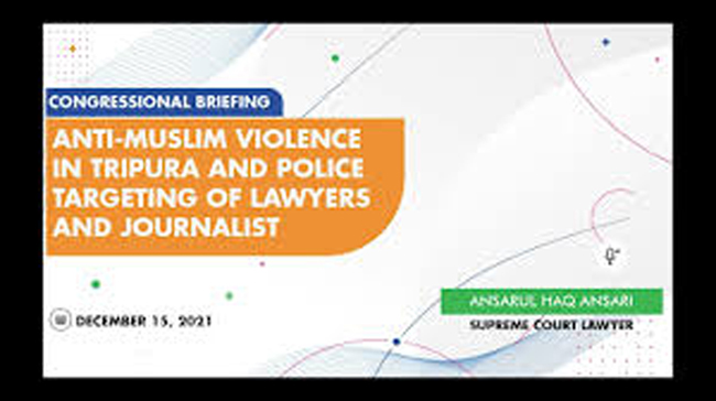 indian american muslim council iamc tripura police Muslims