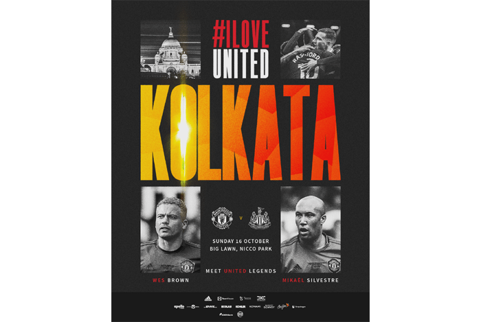 #ILoveUnited kolkata football fans Manchester united