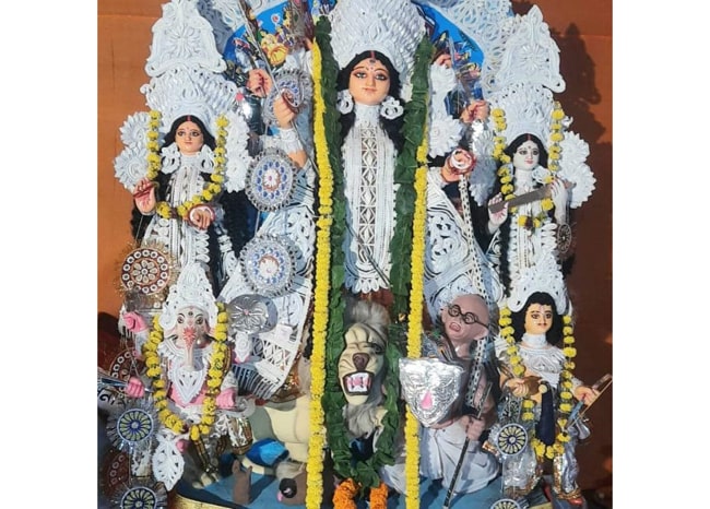 mahatma gandhi asur hindu mahasabha durga puja west bengal