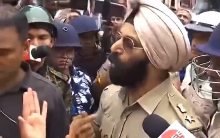 khalistani IPS officer Jaspreet Singh Sandeshkhali Bengal BJP