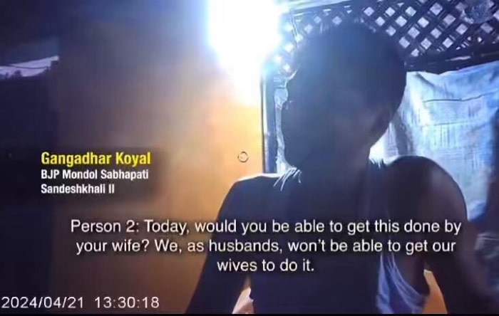 sandeshkhali sting operation bengal lok sabha election