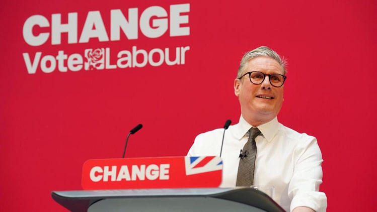 uk election resutls labour party keir starmer