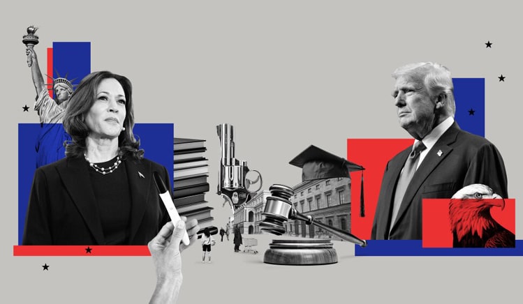 us presidential election kamala harris donald trump america