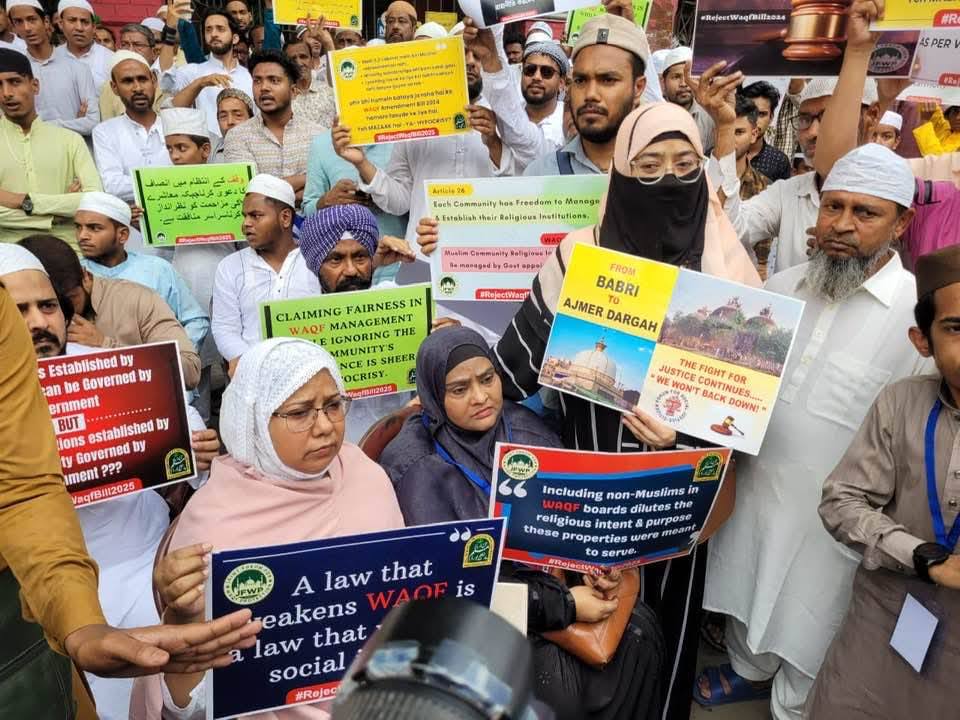 waqf amendments bill 2024 properties church adivasi land board bjp rss