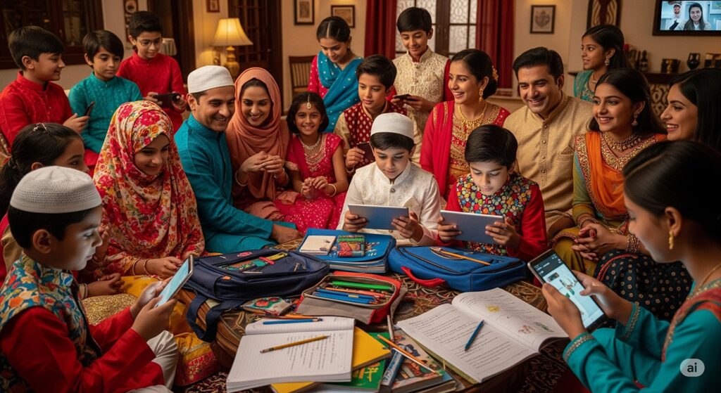 Muslim children education parents home schools ptm