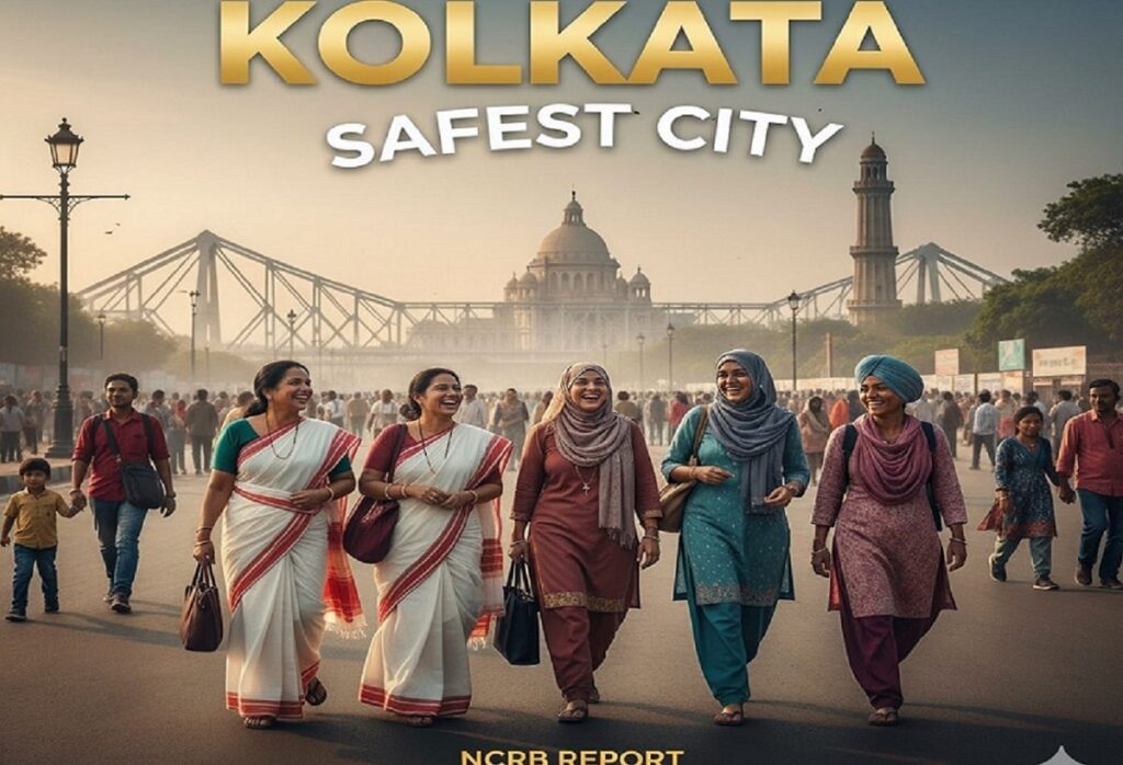 ncrb kolkata india safest city crime against women